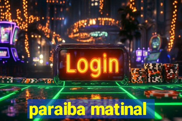 paraiba matinal